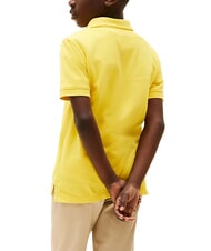 TOMMY HILFIGER TH KIDS Polo a maniche corte in cotone star fruit yellow - T-shirt Bambino - 2