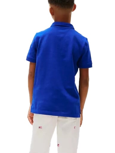 TH KIDS Polo a maniche corte in cotone wedge blue - T-shirt Bambino