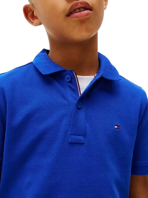 TH KIDS Polo a maniche corte in cotone wedge blue - T-shirt Bambino