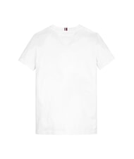 TOMMY HILFIGER TH KIDS T-shirt a maniche corte con taschino white - T-shirt Bambino - 4