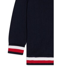 TOMMY HILFIGER TH KIDS Cardigan in cotone con bottoni dark night navy - Maglioni Bambini - 3