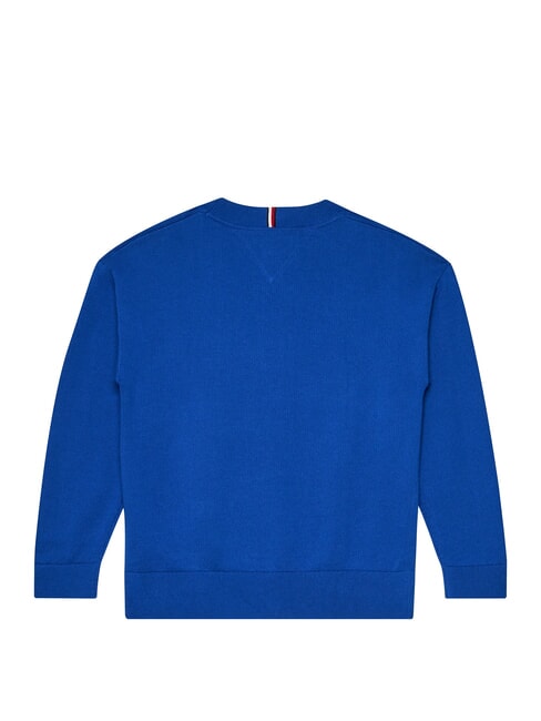 TH KIDS Maglioncino a girocollo in cotone ultra blue - Maglioni Bambini