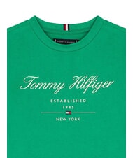 TOMMY HILFIGER TH KIDS T-shirt maniche corte bimbo con stampa olympic green - T-shirt Bambino - 3