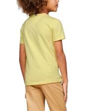 TOMMY HILFIGER TH KIDS T-shirt manica corta regular fit star fruit yellow - T-shirt Bambino - 2