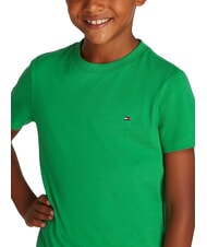 TOMMY HILFIGER TH KIDS T-shirt manica corta regular fit radiant green - T-shirt Bambino - 3