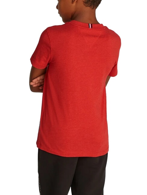 TH KIDS T-shirt manica corta regular fit apple red heather - T-shirt Bambino