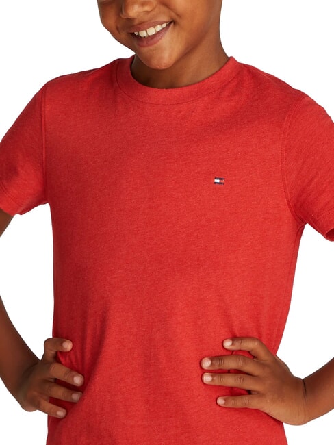 TH KIDS T-shirt manica corta regular fit apple red heather - T-shirt Bambino