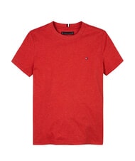 TOMMY HILFIGER TH KIDS T-shirt manica corta regular fit apple red heather - T-shirt Bambino - 4