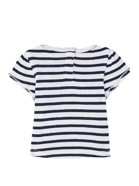 TH KIDS BABY Maglia a maniche corte dark night navy white breton stripe - Tutine e completi per neonati