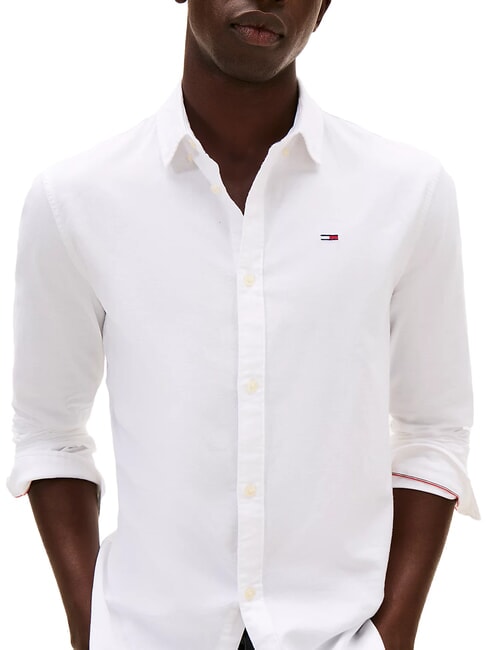 TH JEANS Flag Camicia in cotone white - Camicie Uomo