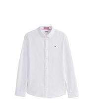 TOMMY HILFIGER TH JEANS Flag Camicia in cotone white - Camicie Uomo - 4