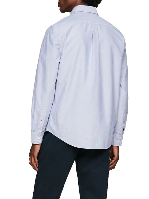 TH  Camicia in cotone manica lunga royal blue - Camicie Uomo