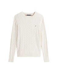 TOMMY HILFIGER TH  Maglioncino girocollo ivory petal - Maglie Uomo - 4
