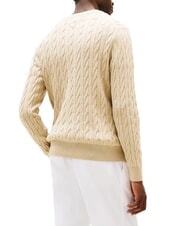 TOMMY HILFIGER TH  Maglioncino girocollo sandalwood - Maglie Uomo - 2