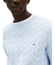 TOMMY HILFIGER TH  Maglioncino girocollo breezy blue - Maglie Uomo - 2