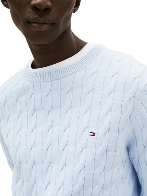 TH  Maglioncino girocollo breezy blue - Maglie Uomo