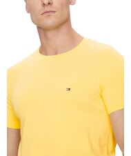 TOMMY HILFIGER  T-shirt stretch uomo citronella - T-shirt Uomo - 3