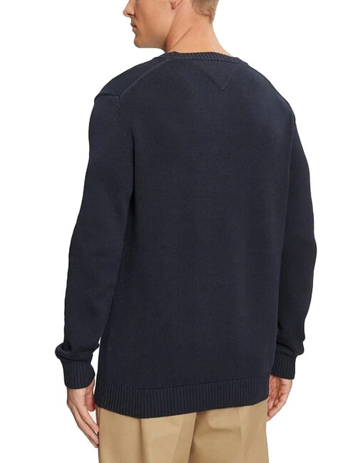 TH JEANS  Girocollo in cotone dark night navy - Maglie Uomo