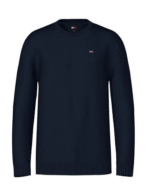 TH JEANS  Girocollo in cotone dark night navy - Maglie Uomo