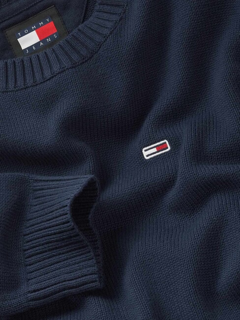 TH JEANS  Girocollo in cotone dark night navy - Maglie Uomo