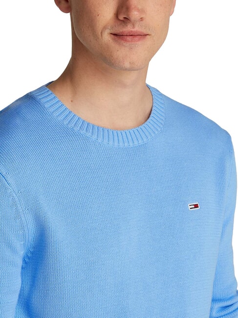 TH JEANS  Girocollo in cotone sugarplum blue - Maglie Uomo