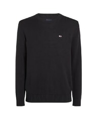 TOMMY HILFIGER TH JEANS  Girocollo in cotone black - Maglie Uomo - 3