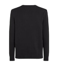 TOMMY HILFIGER TH JEANS  Girocollo in cotone black - Maglie Uomo - 4