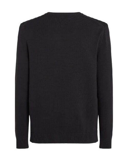TH JEANS  Girocollo in cotone black - Maglie Uomo