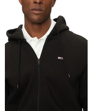 TOMMY HILFIGER TH JEANS Felpa con zip black - Felpe Uomo - 3