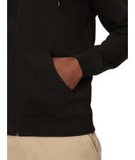 TOMMY HILFIGER TH JEANS Felpa con zip black - Felpe Uomo - 4