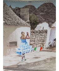 YNOT YESBAG Borsa a spalla con tasca alice in trulli - Borse Donna - 3