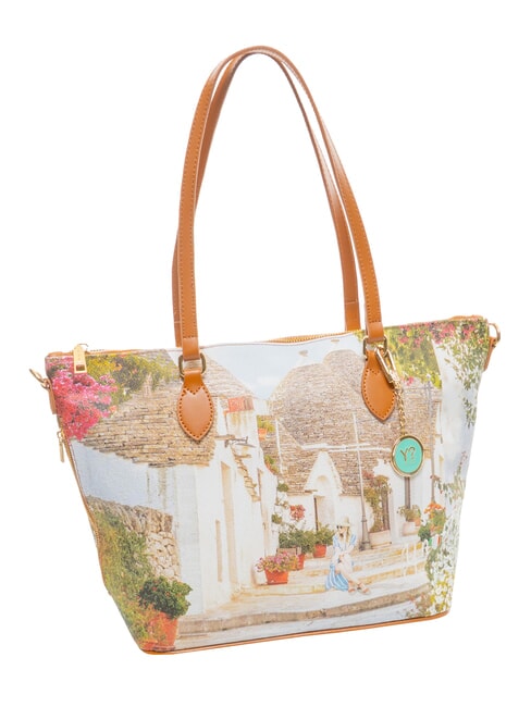 YESBAG Borsa shopping media a spalla puglia summer - Borse Donna