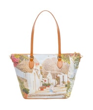 YNOT YESBAG Borsa shopping media a spalla puglia summer - Borse Donna - 4