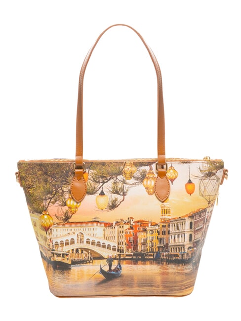 YESBAG Borsa shopping media a spalla christmas venice - Borse Donna