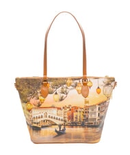 YNOT YESBAG Borsa shopping media a spalla christmas venice - Borse Donna - 4