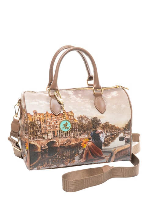 YESBAG Borsa a bauletto con tracolla autumn in hollad - Borse Donna