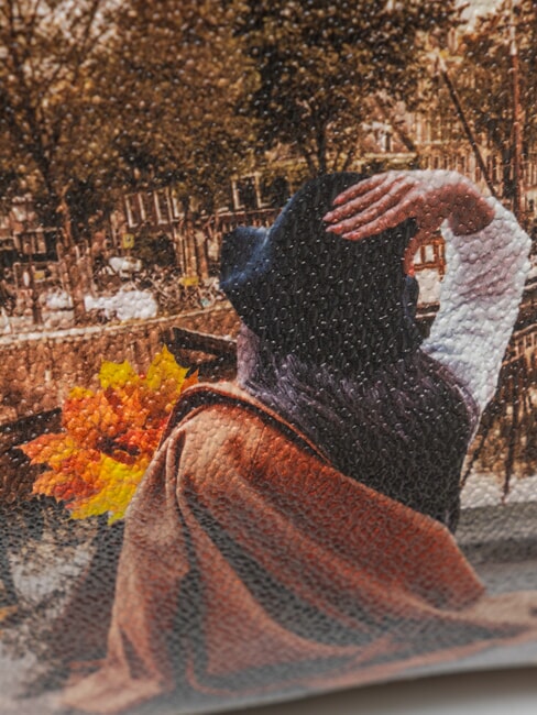 YESBAG Borsa a bauletto con tracolla autumn in hollad - Borse Donna