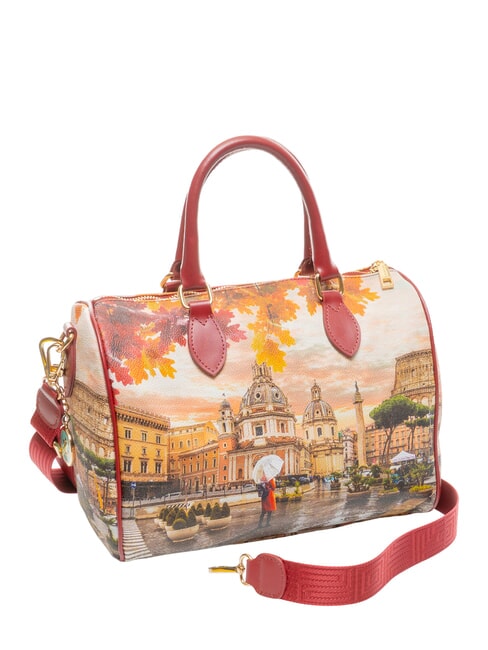 YESBAG Borsa a bauletto con tracolla rome raining - Borse Donna