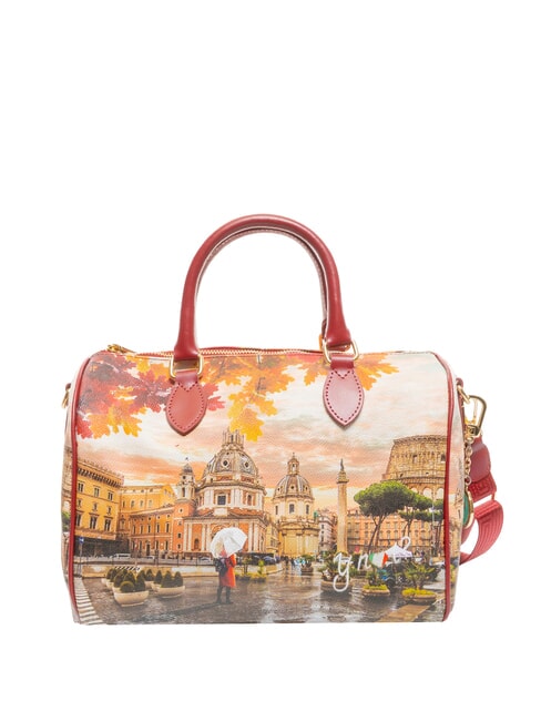 YESBAG Borsa a bauletto con tracolla rome raining - Borse Donna