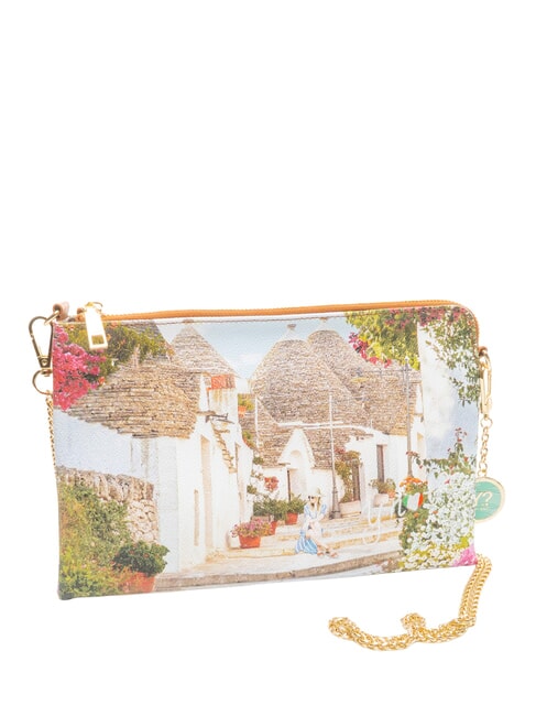 YESBAG Pochette con tracolla metallica puglia summer - Borse Donna