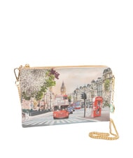 YNOT YESBAG Pochette con tracolla metallica london rainbow - Borse Donna - 2
