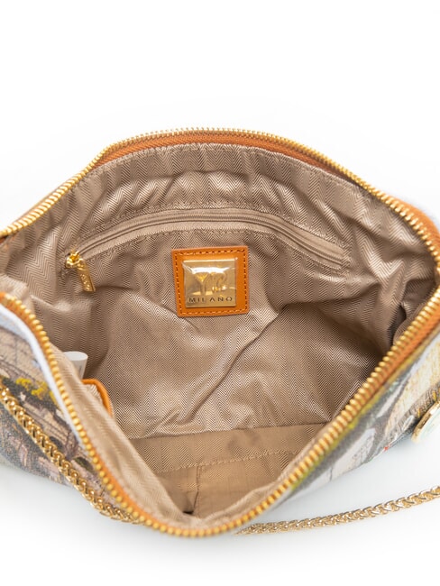 YESBAG Pochette con tracolla metallica imperial - Borse Donna