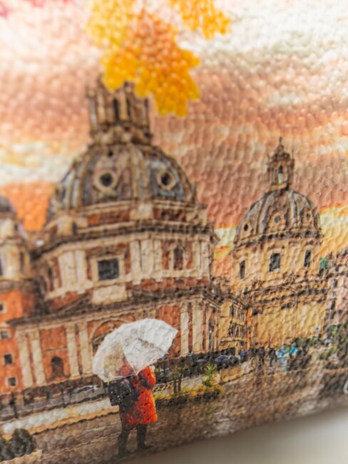 YESBAG Beauty bauletto medio rome raining - Bustine & Necessaire