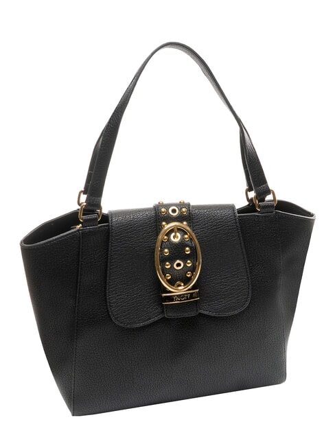 ROCKER Borsa shopping fibbia e borchiette NERO - Borse Donna