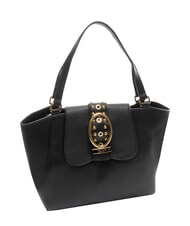 YNOT ROCKER Borsa shopping fibbia e borchiette NERO - Borse Donna - 2