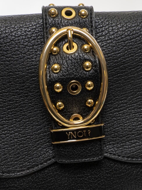 ROCKER Borsa shopping fibbia e borchiette NERO - Borse Donna