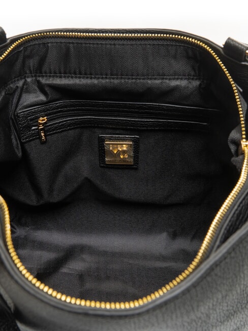 ROCKER Borsa shopping fibbia e borchiette NERO - Borse Donna