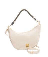 YNOT RACHEL Borsa mezzaluna grande con tracolla cream - Borse Donna - 2