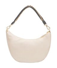 YNOT RACHEL Borsa mezzaluna grande con tracolla cream - Borse Donna - 3