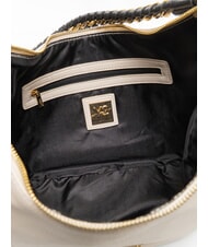 YNOT RACHEL Borsa mezzaluna grande con tracolla cream - Borse Donna - 5